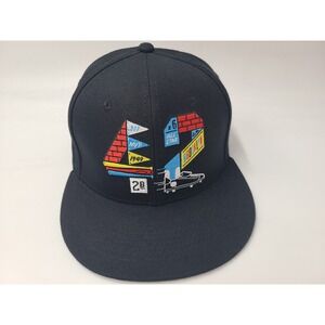 Baseballism Jackie Robinson #42 Fitted 7 1/4 Hat Cap Brooklyn Baseball Men Black